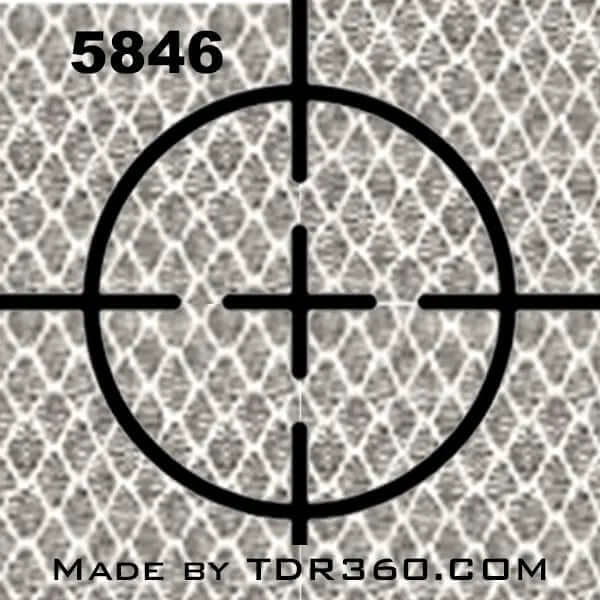 Cible réfléchissante d'arpentage haute précision, modèle 5846 pour station totale, compatible Leica, Trimble, Topcon.