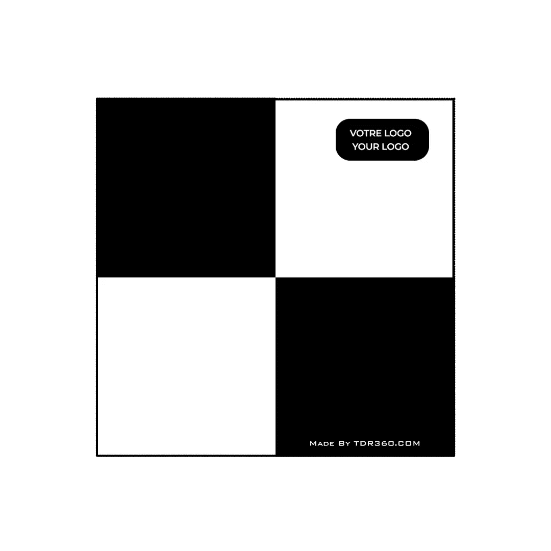 Cibles autocollantes scanner 3D - Alignement Matterport