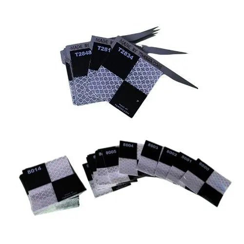 Cibles réfléchissantes d’arpentage - Ancrage Bullseye 360, précise et visible pour le repérage, lot de 5.